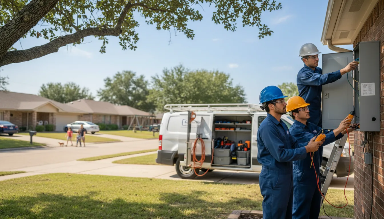 Certified electrician providing emergency electrical services in Palisade, NE